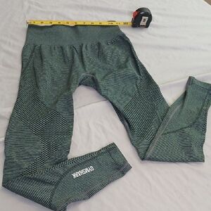 Gymshark Kids Black and Gray Leggings